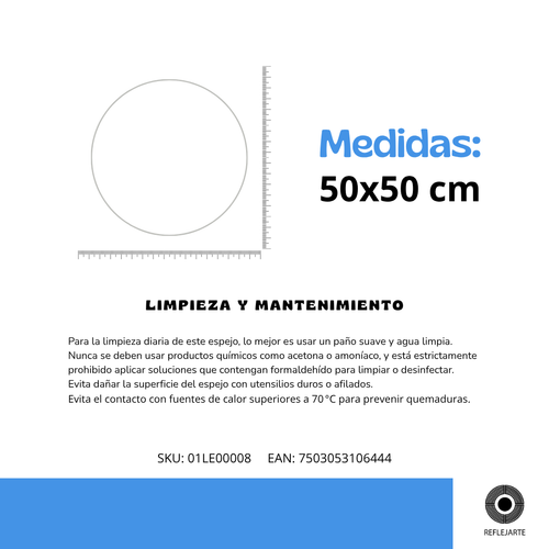 Circular 50x50 cm