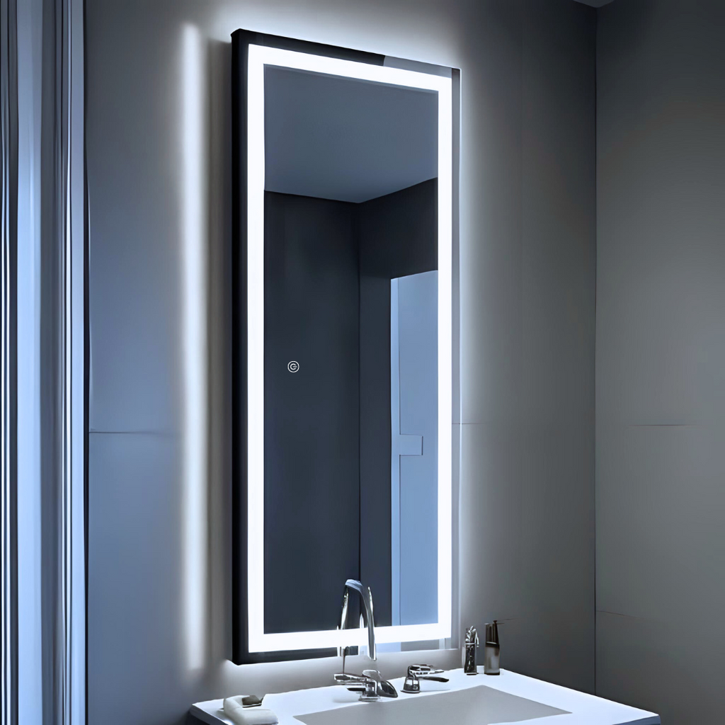 Espejo Rectangular 52 x 120 3 Luces LED