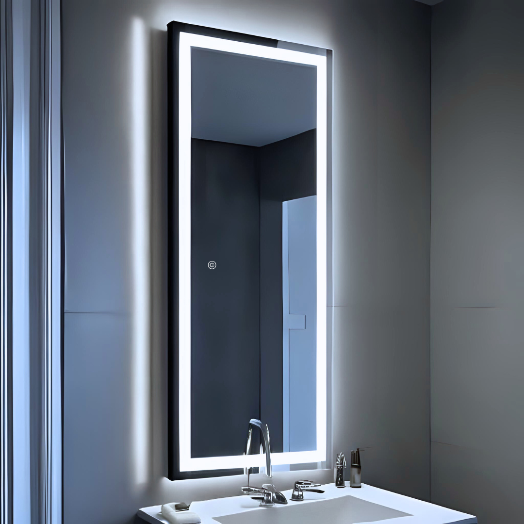 Espejo Rectangular 52 x 120 3 Luces LED