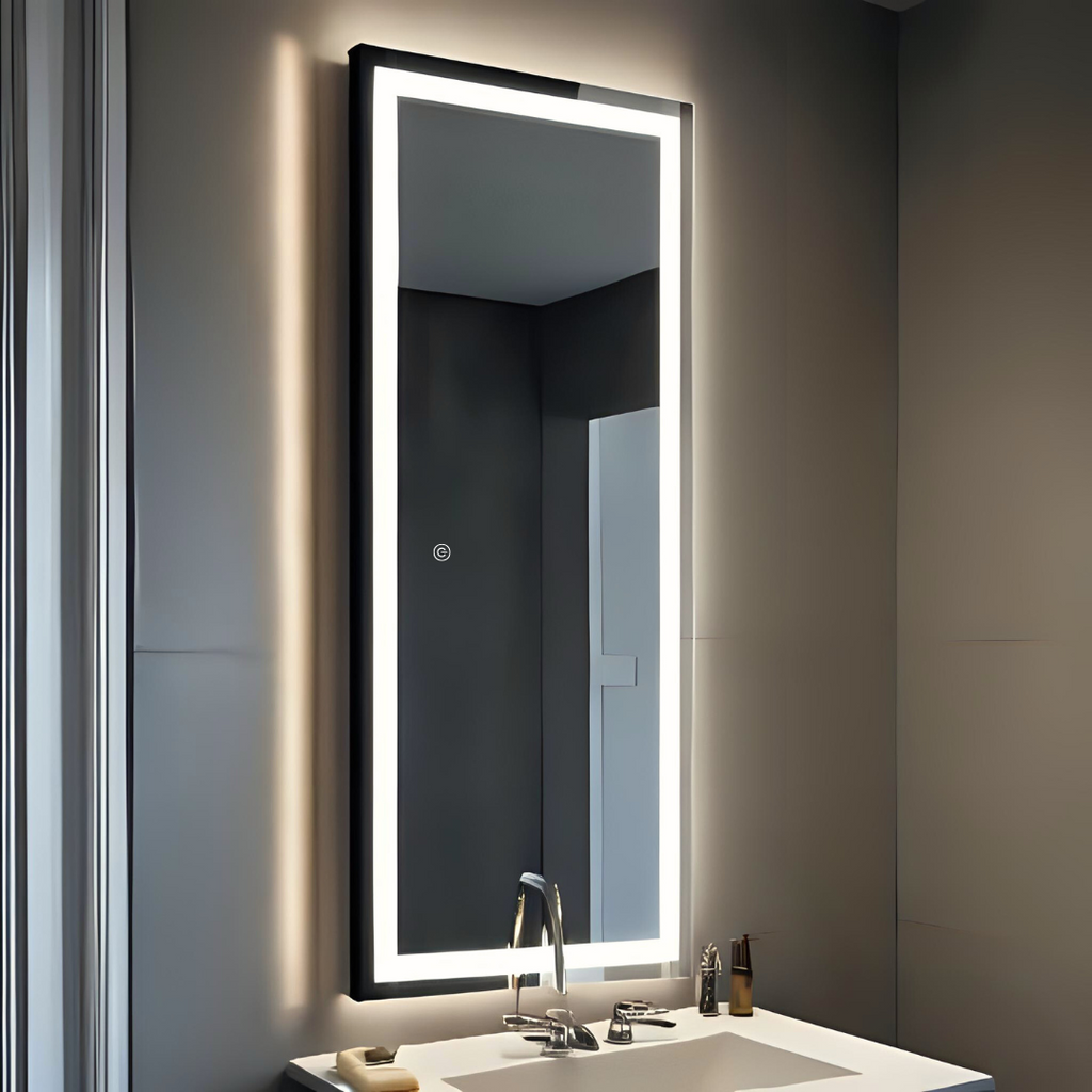 Espejo Rectangular 52 x 120 3 Luces LED