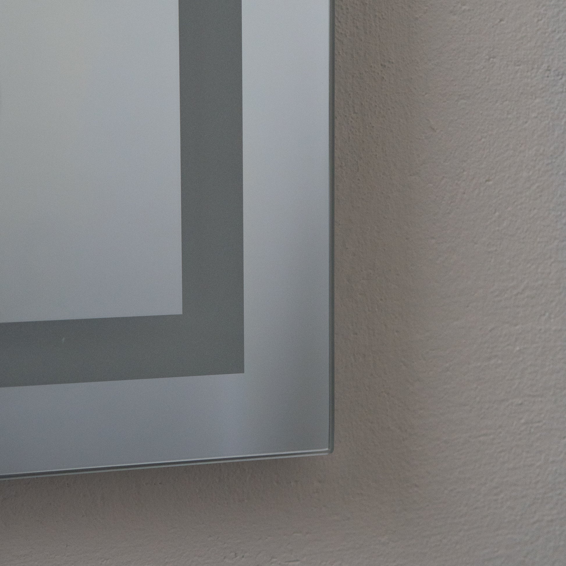 Espejo Rectangular 50 x 70 cm 1 Luz LED